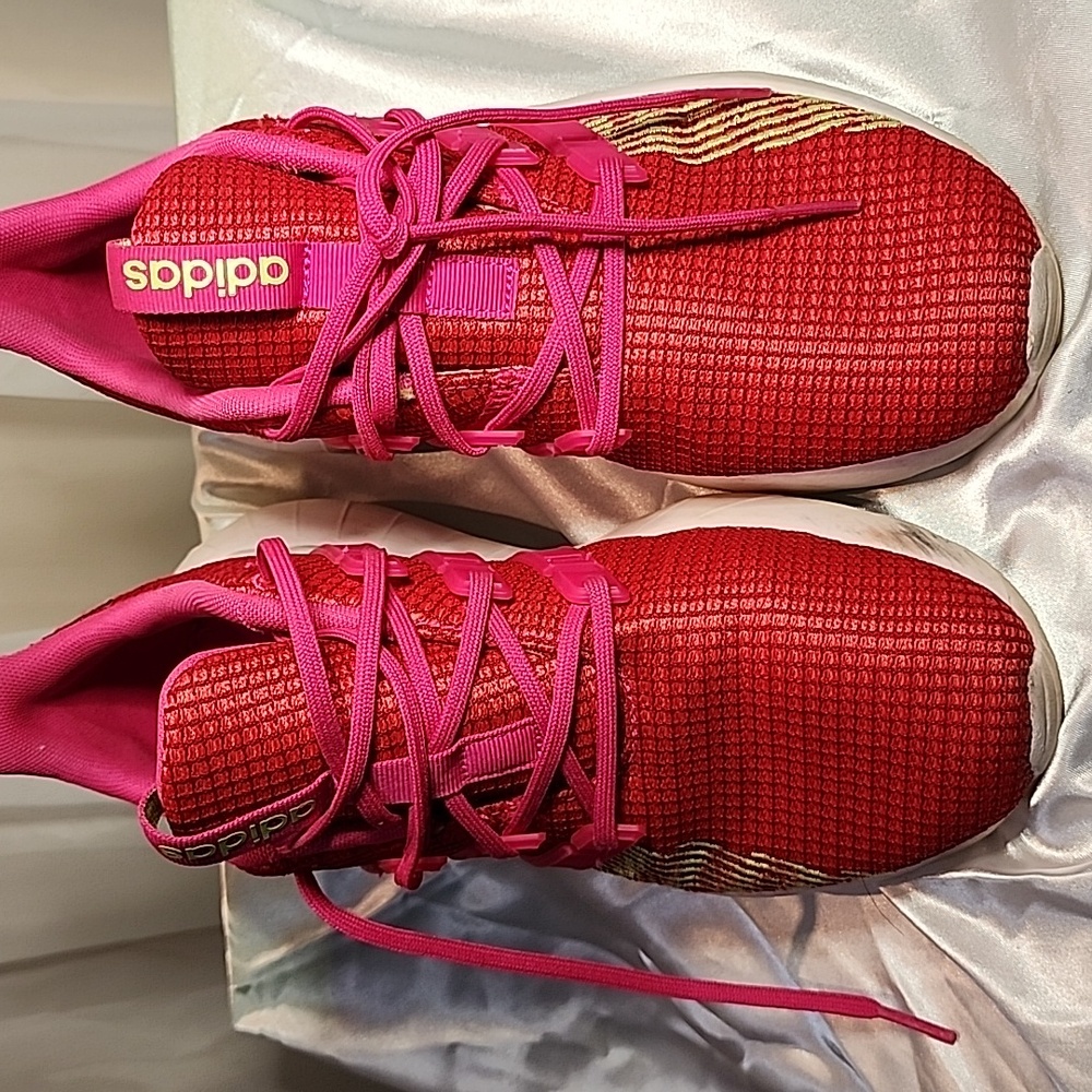 Big Girls Multicolor Adidas Sneakers Size 5 1/2
